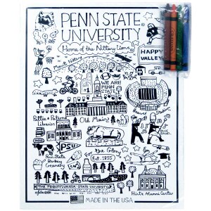 coloring book Julia Gash with 4 crayons